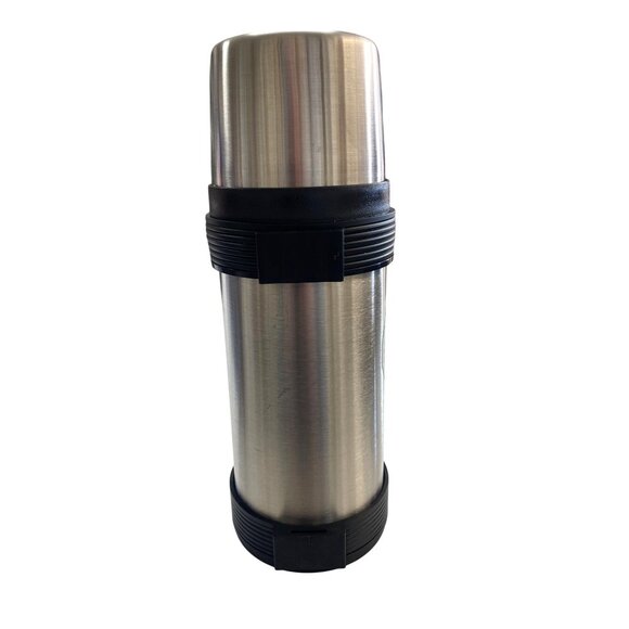 Marlboro Country Store Stainless Steel Vacuum Bottle 1.1 Quart With Insulated Ca - Picture 2 of 7